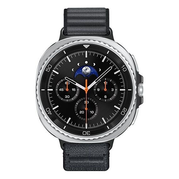 Galaxy Watch8 Classic | 46 мм | 4G LTE | Black | Fabric/Graphite | S/M, Размер: 46 мм, Цвет: Black, Тип ремешка: Fabric, Цвет ремешка: Graphite, Размер ремешка: S/M, Подключение часов: Bluetooth / Wi-Fi + 4G LTE, изображение 2